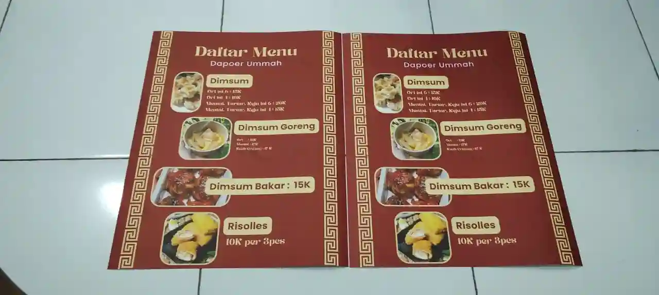Daftar Menu